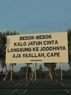 Besok kalo jatuh 