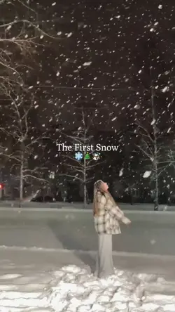 the first snow