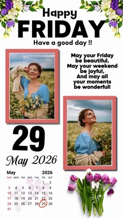 Friday 29 May 2026