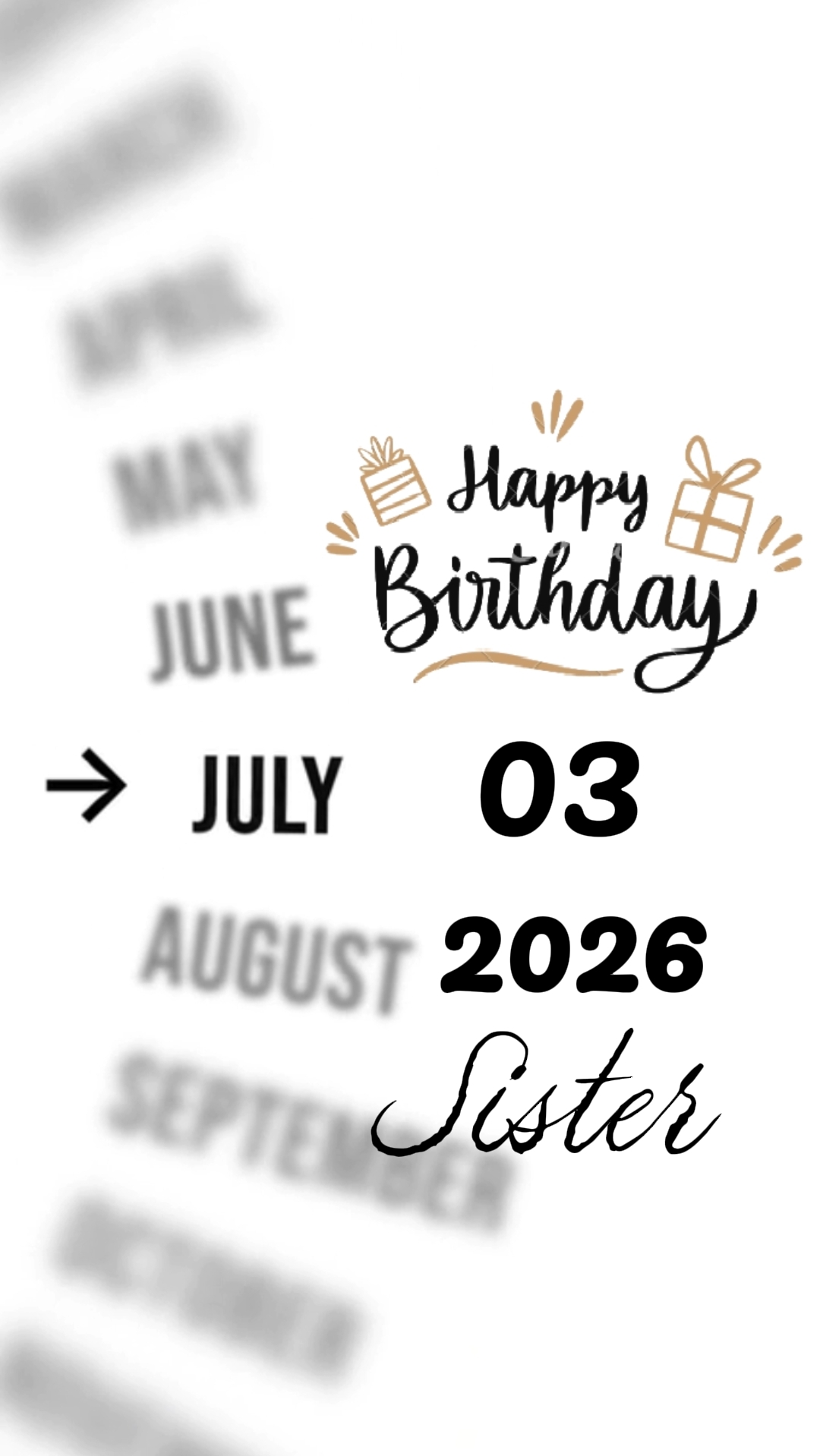 BDAY SISTER