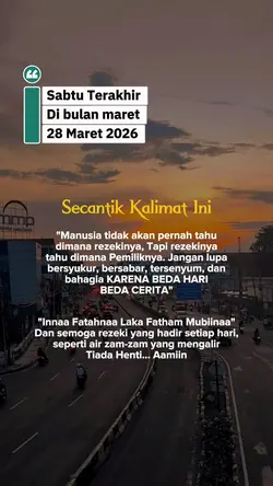 Sabtu 28 Maret 2026