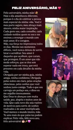 Parabéns mãe