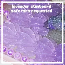 lavender stimboard 