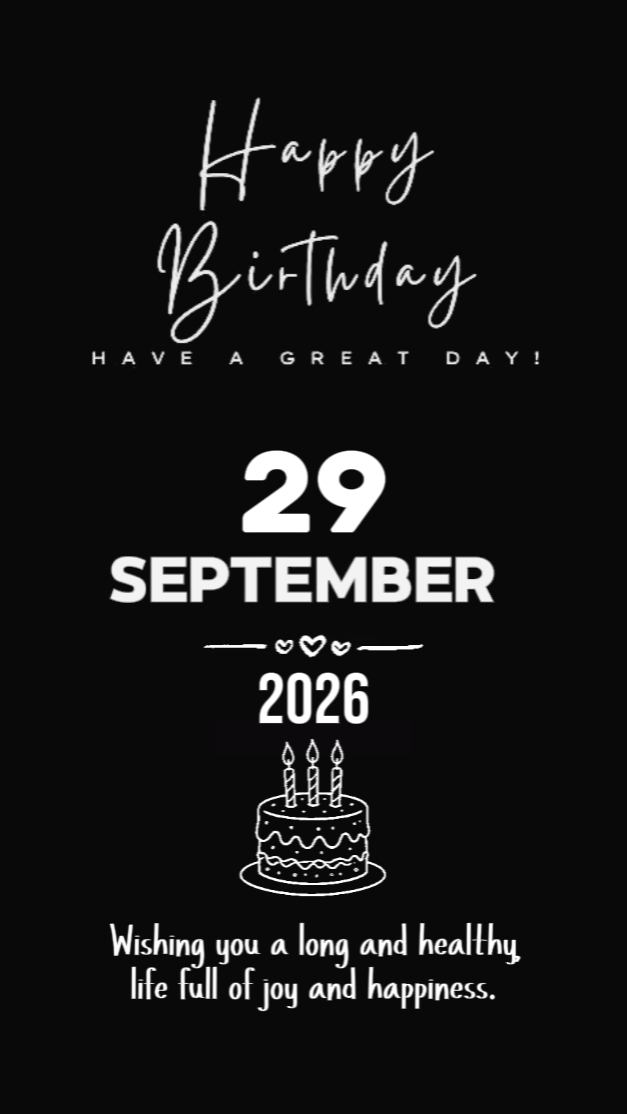 29 sptember birthday