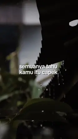 Semua tau kamu cape