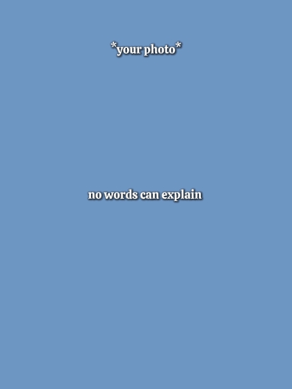 no words can explain