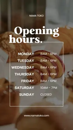 opening hours 