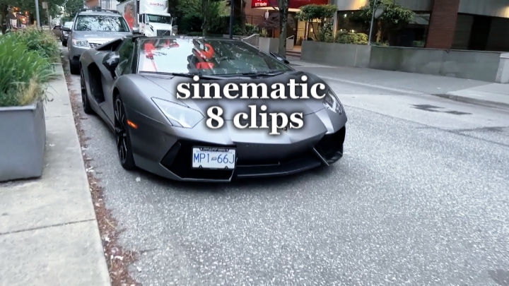 sinematic  8 clips