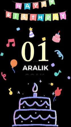 Doğum günü şablonu 