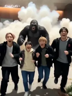 AIのせいで巨大ゴリラに襲われた🦍　