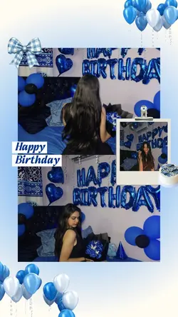 happy birthday blue