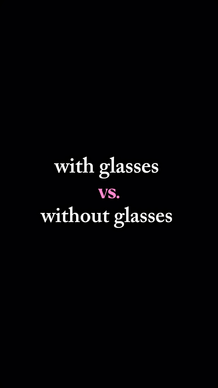 mit und ohne Brille