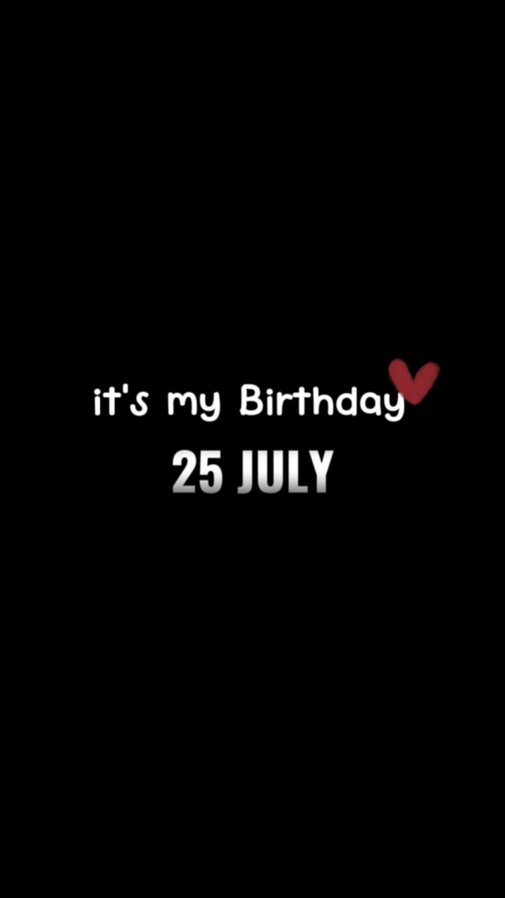 Anniversaire 25 JUILLET 