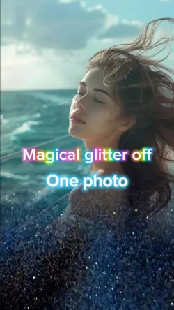 Magical glitter off