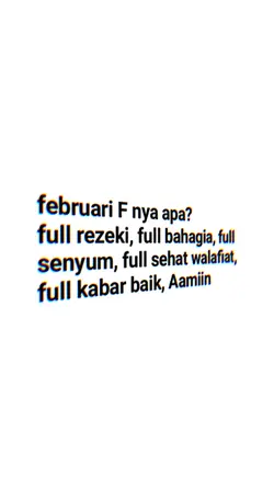 februari F nya apa?