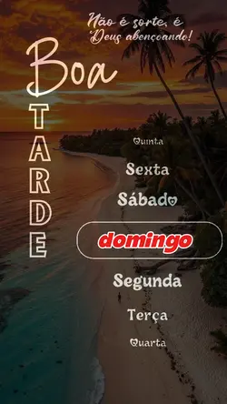 boa tarde domingo