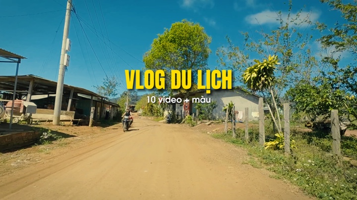 Vlog 10 video + màu