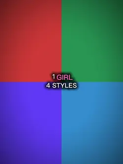 1girl 4styles