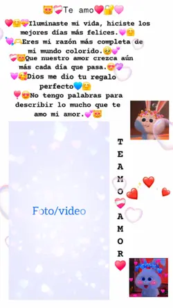TE AMO AMOR.........