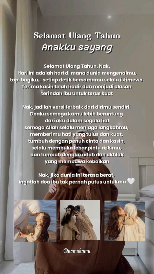 anakku ulang tahun