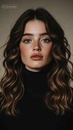 Wavy Hair AI trend