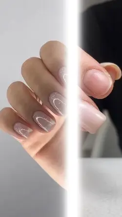 Antes e depois nail