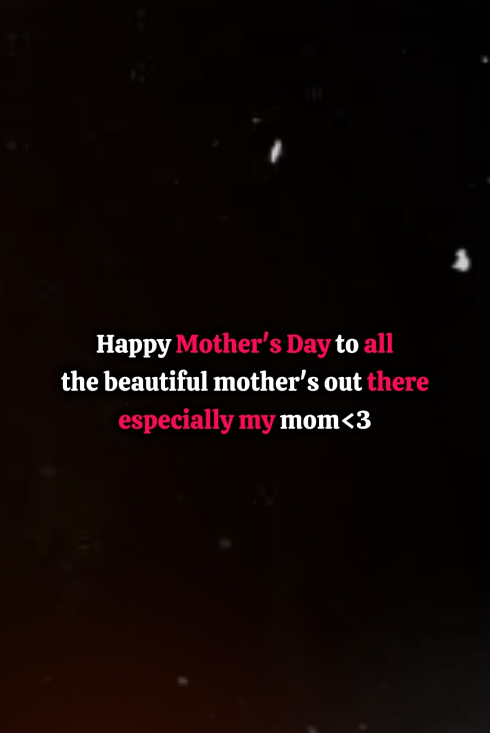 Feliz día de la madre