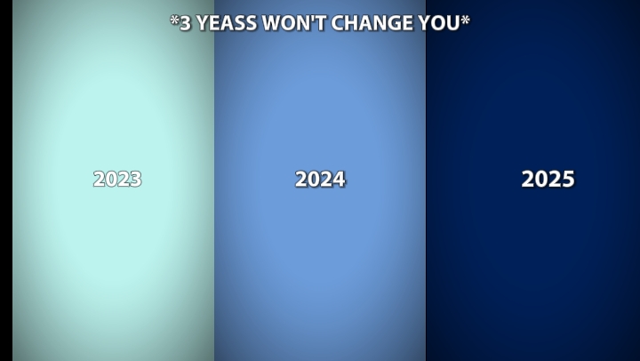 3 ans ne changeront pas