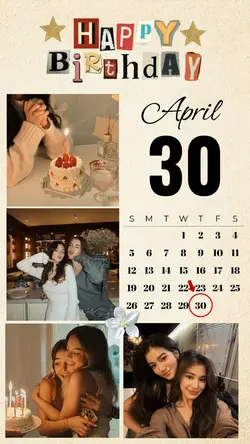 Birthday 30 April 