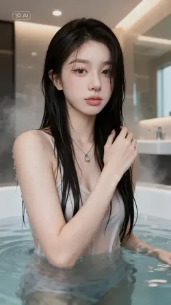 Girl Bathing