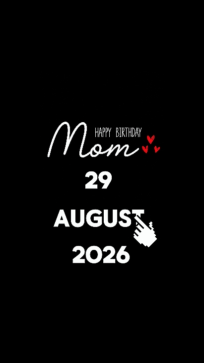 HBD MOM 29 DE AGOSTO 