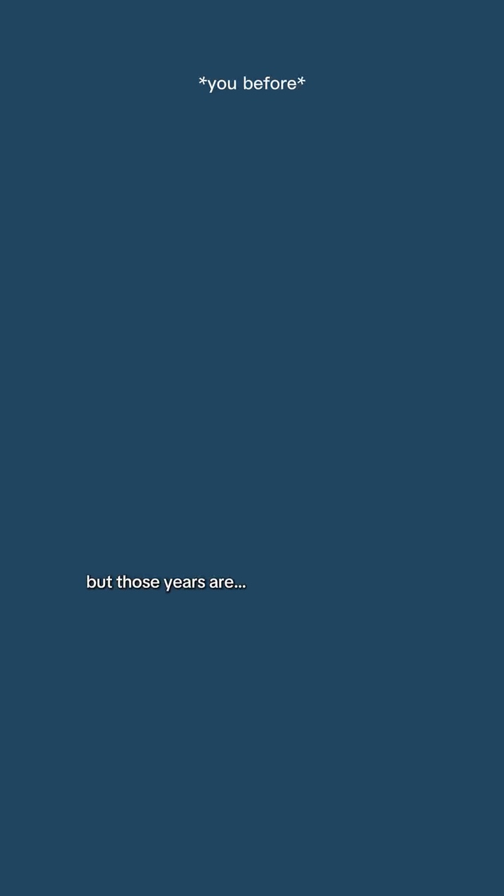 ThoseYearsAreOver
