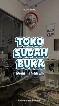 TOKO SUDAH BUKA