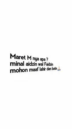 Maret M nya apa?