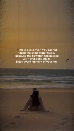 time is like a river
