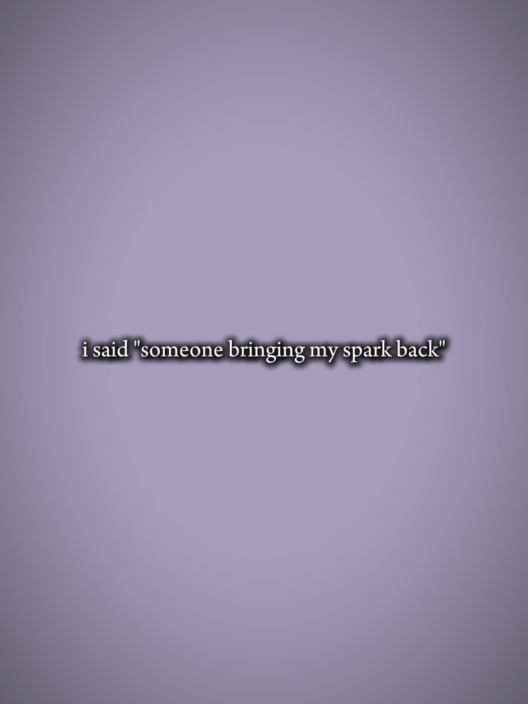bringing my sparkbck