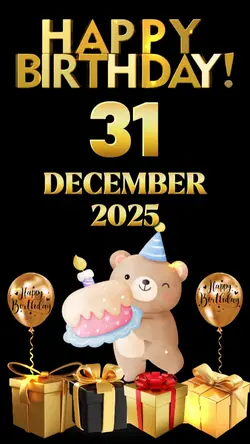 BIRTHDAY 31 DECEMBER
