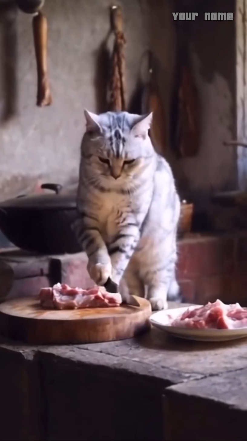 Funny Ai cat video 