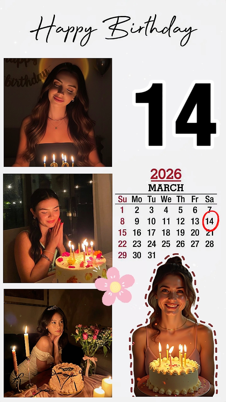 Anniversaire 14 mars 