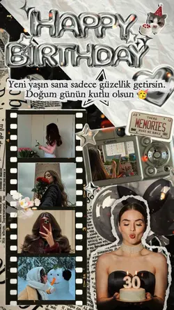 Doğum günü şablonu
