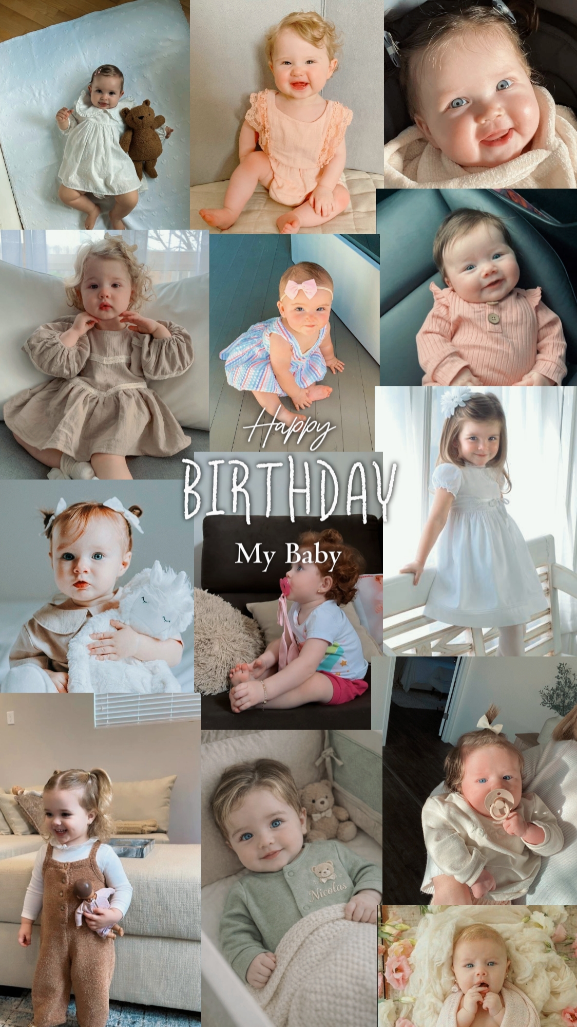 Aniversário meu bebê 