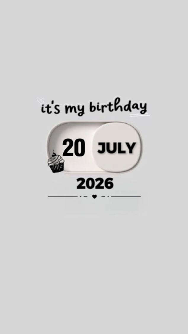 it's my birthday