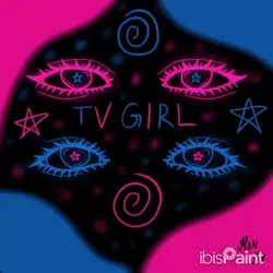 tv girl eye trend🩷💙