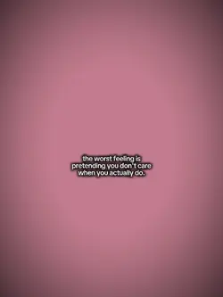 Theworstfeelingis