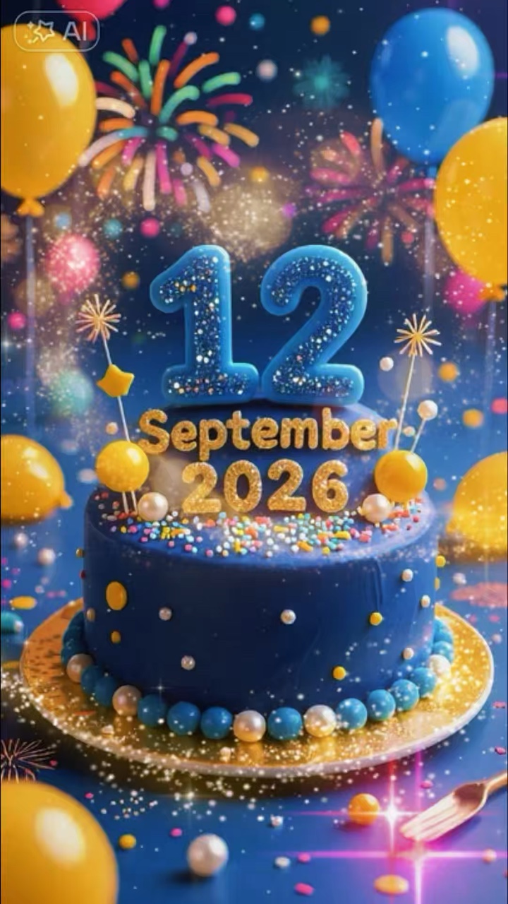 Birthday 12 Sep 2026