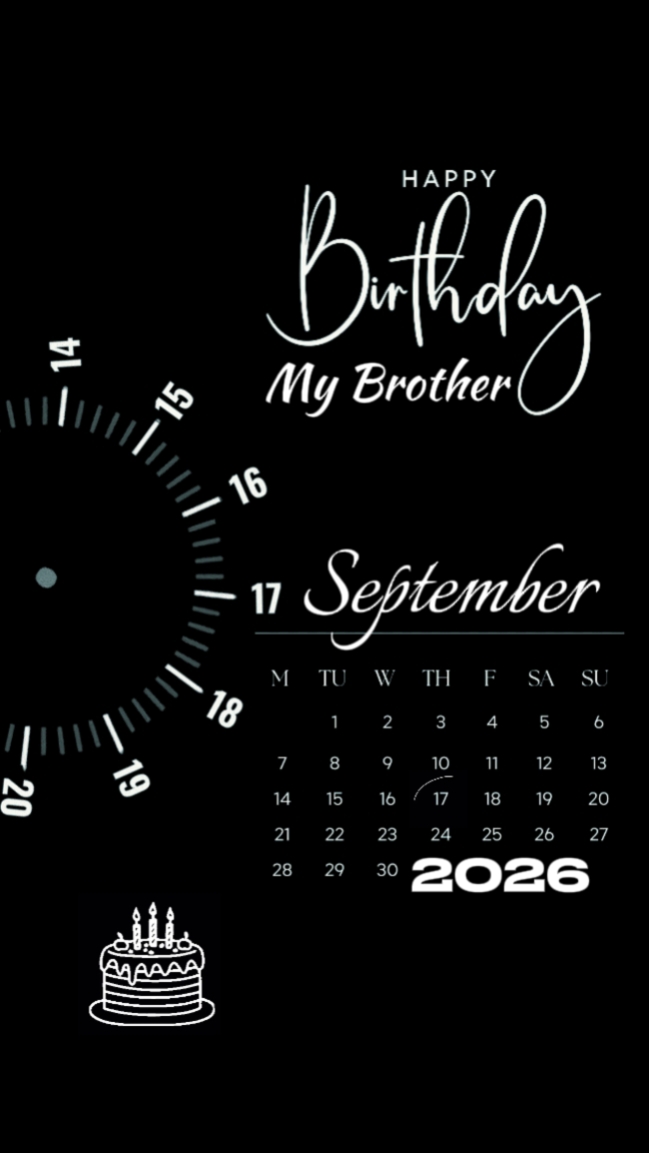 hbd my brother 17sep