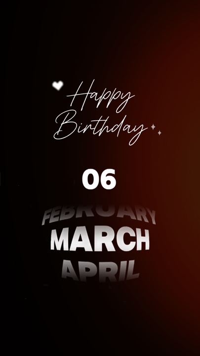 GEBURTSTAG 06 MÄRZ