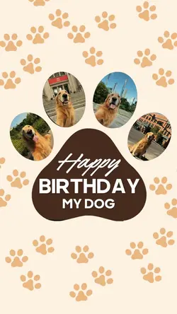 Birthday my dog