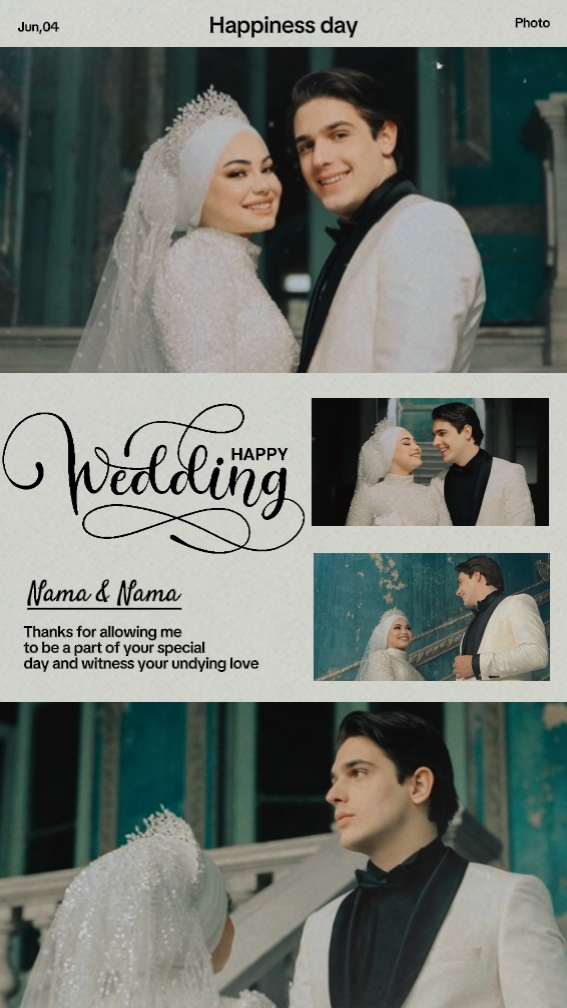 Boda de tipografía.