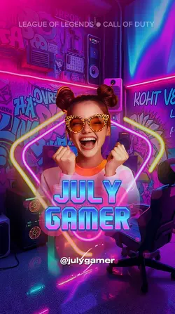 FLYER EDITÁVEL GAMER